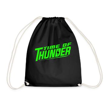 GREEN POWER - Drawstring Bag - black - Front