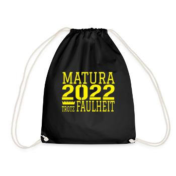 MATURA - Turnbeutel - Schwarz - Vorne