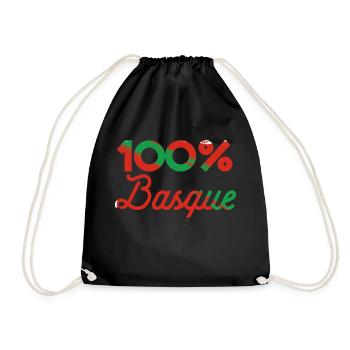 100% Basque - Sac de sport léger - noir - Devant