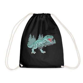 Funny Duck Hunting Design Hunters Hunting Ducks Design - Drawstring Bag - black - Front
