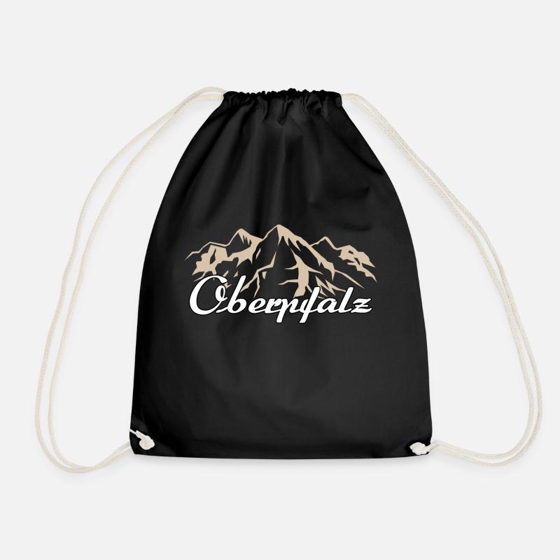 Oberpfalz Bayern Heimat Geschenk - Turnbeutel - Schwarz