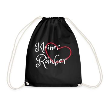 Kleiner Räuber - Turnbeutel - Schwarz - Vorne