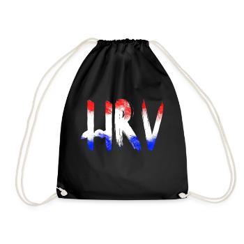 Croatie Croate Hrvatska Croatie Croates Croates Croates - Sac de sport léger - noir - Devant