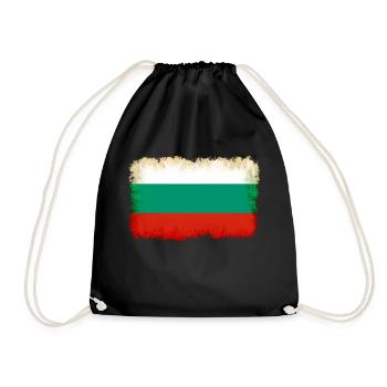 Bulgarien - Turnbeutel - Schwarz - Vorne