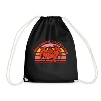 Cryptozoologie Kryptoide Monster Nerd Cadeau - Sac de sport léger - noir - Devant