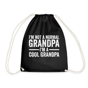 Großvater Großvater Großvater Geschenk - Turnbeutel - Schwarz - Vorne