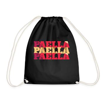 Paella - Turnbeutel - Schwarz - Vorne