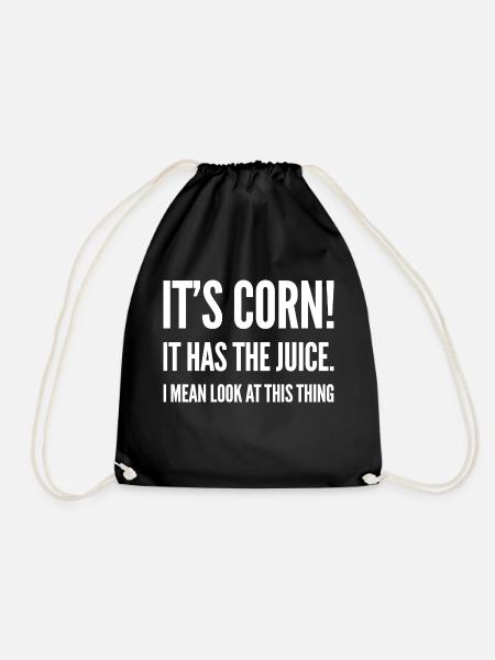 Its corn - Turnbeutel - Schwarz