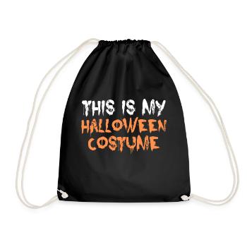 Ceci est mon costume d’Halloween t-shirt costume costume - Sac de sport léger - noir - Devant