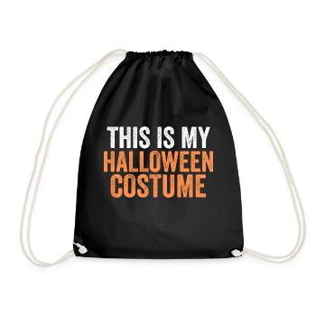 Ceci est mon costume d’Halloween t-shirt costume costume - Sac de sport léger - noir - Devant