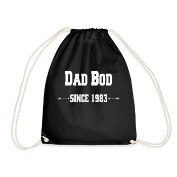 Dad Bod since 1983 - Turnbeutel - Schwarz - Vorne