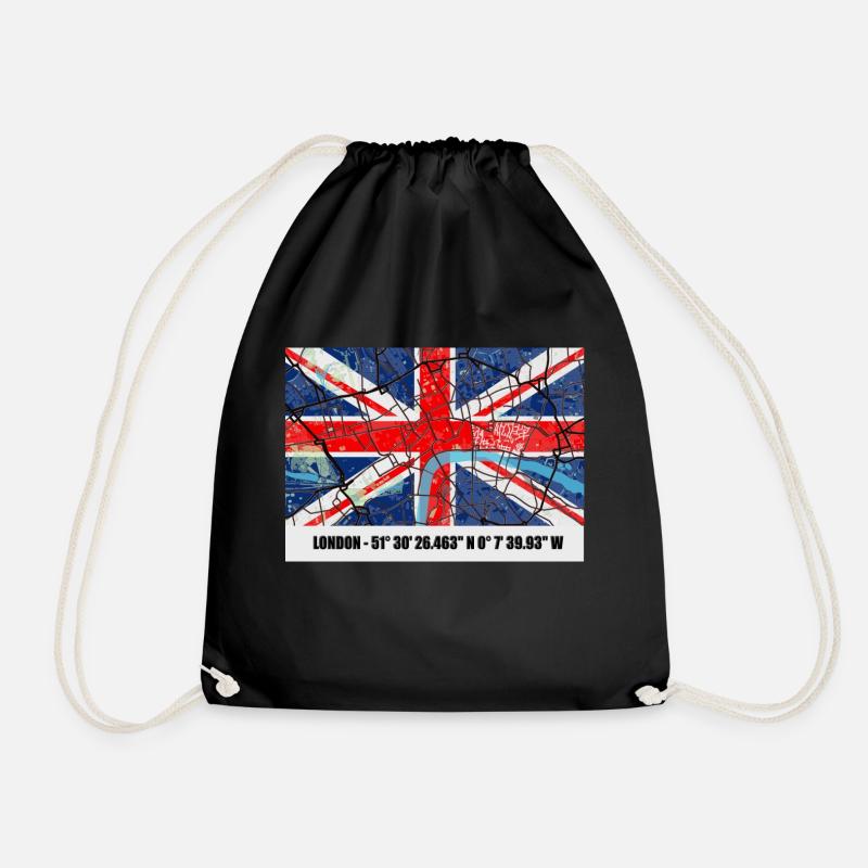 London - Turnbeutel - Schwarz
