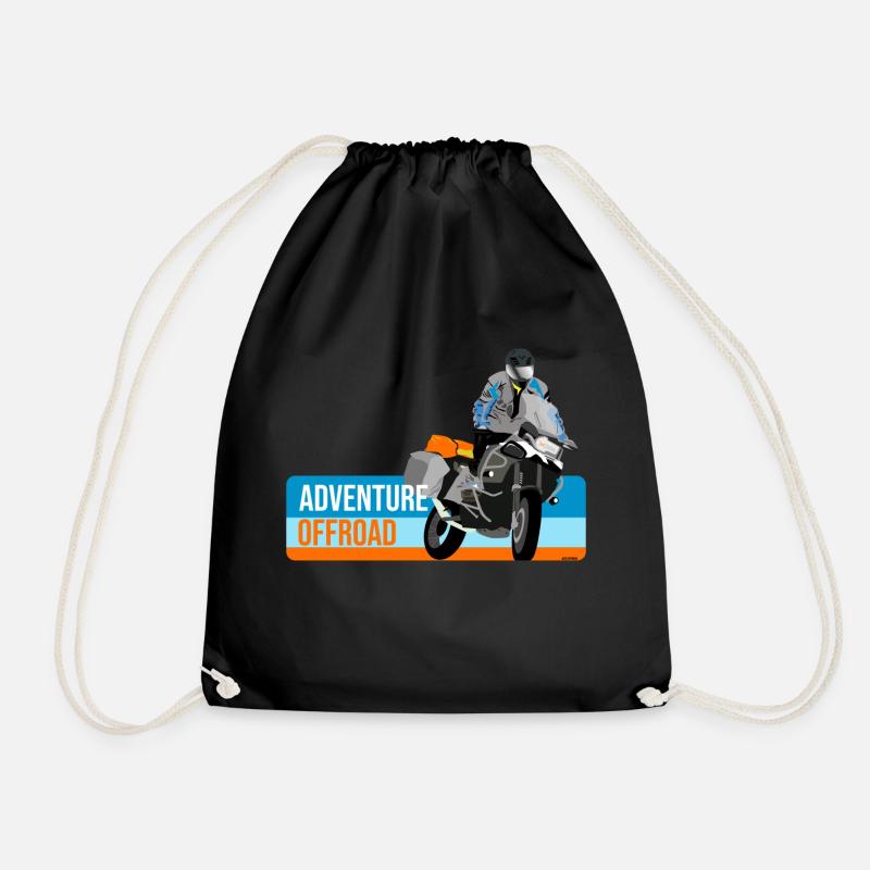 Adventure Off Road - Turnbeutel - Schwarz