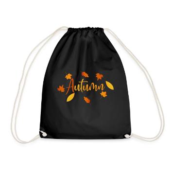 Autumn saison d'automne bienvenue en automne 2022 - Sac de sport léger - noir - Devant