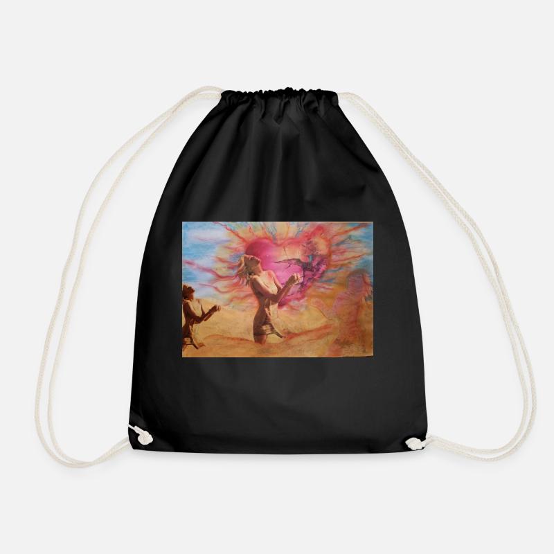 Summer - Drawstring Bag - black