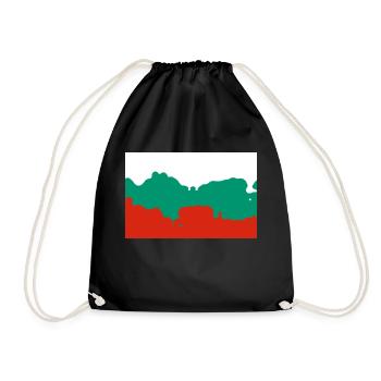 Bulgarien - Turnbeutel - Schwarz - Vorne