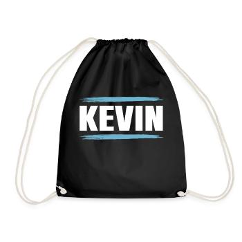 Kevin - Turnbeutel - Schwarz - Vorne