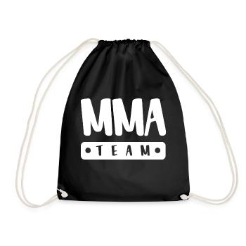 Mma Team - Turnbeutel - Schwarz - Vorne