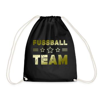 Équipe de football - Sac de sport léger - noir - Devant