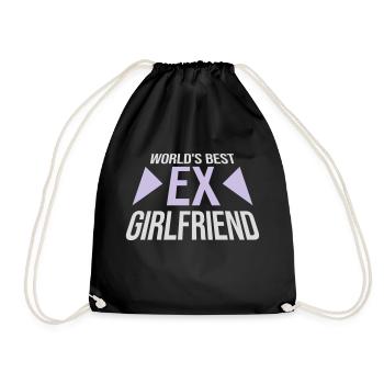 worlds best ex girlfriend - Turnbeutel - Schwarz - Vorne