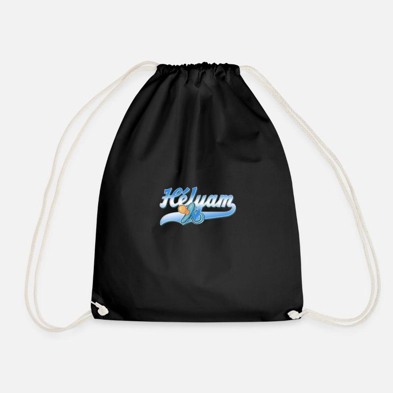 Helyam baby - Drawstring Bag - black