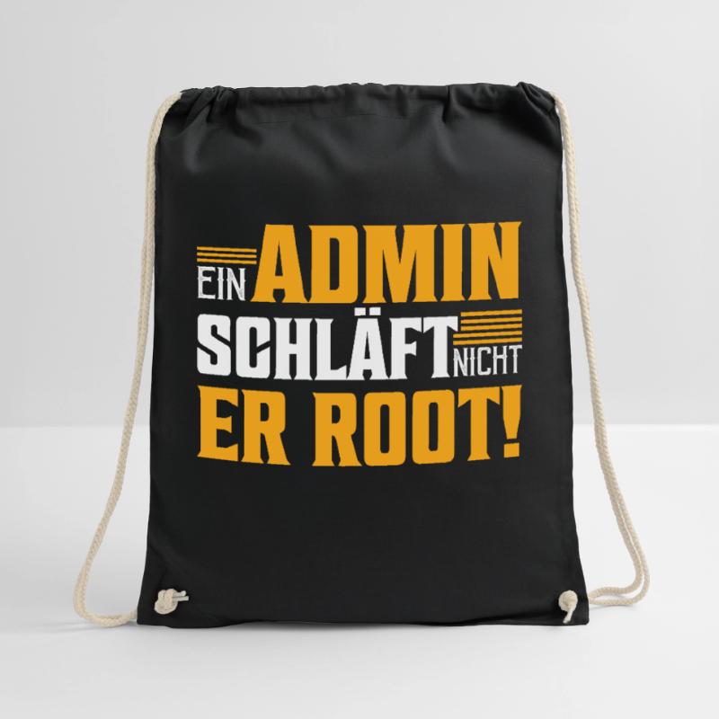 Ein Admin schläft nicht | Er Root! It Programmiere Turnbeutel