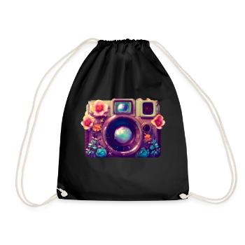 Camera Photographer Funny Photographer Photography - Drawstring Bag - black - Front