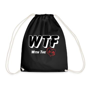 WTF - En famille - Sac de sport léger - noir - Devant
