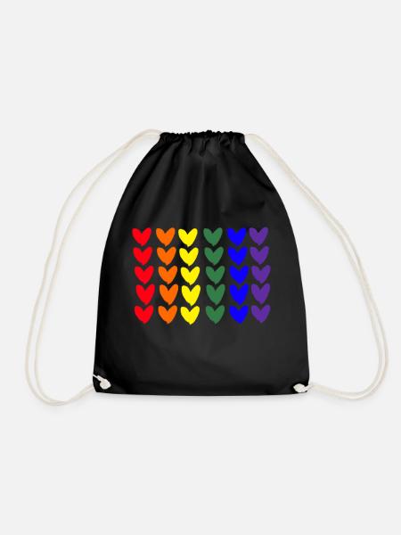 Pride Schwul Lesbisch LGBT - Turnbeutel - Schwarz