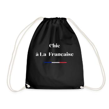 Chic à la française - Sac de sport léger - noir - Devant