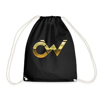 CW - Drawstring Bag - black - Front