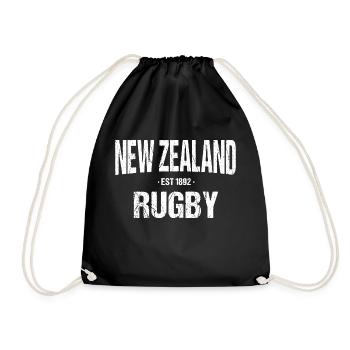 Fédération néo-zélandaise de rugby à XV - Sac de sport léger - noir - Devant
