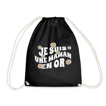 Meilleur cadeau maman original fête des mères - Sac de sport léger - noir - Devant