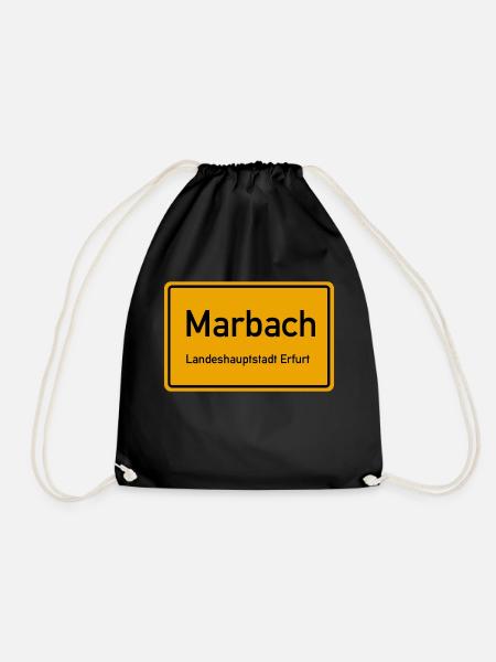 Erfurt Marbach - Turnbeutel - Schwarz