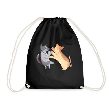 The World's Most Fun Dogs - Drawstring Bag - black - Front