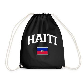 Drapeau Haiti - 509 - Kreyol Sat - Sac de sport léger - noir - Devant
