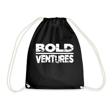 Funny Statement Strategy Fearless - Drawstring Bag - black - Front