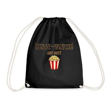 Binge-Watch (en rafale) - Sac de sport léger - noir - Devant