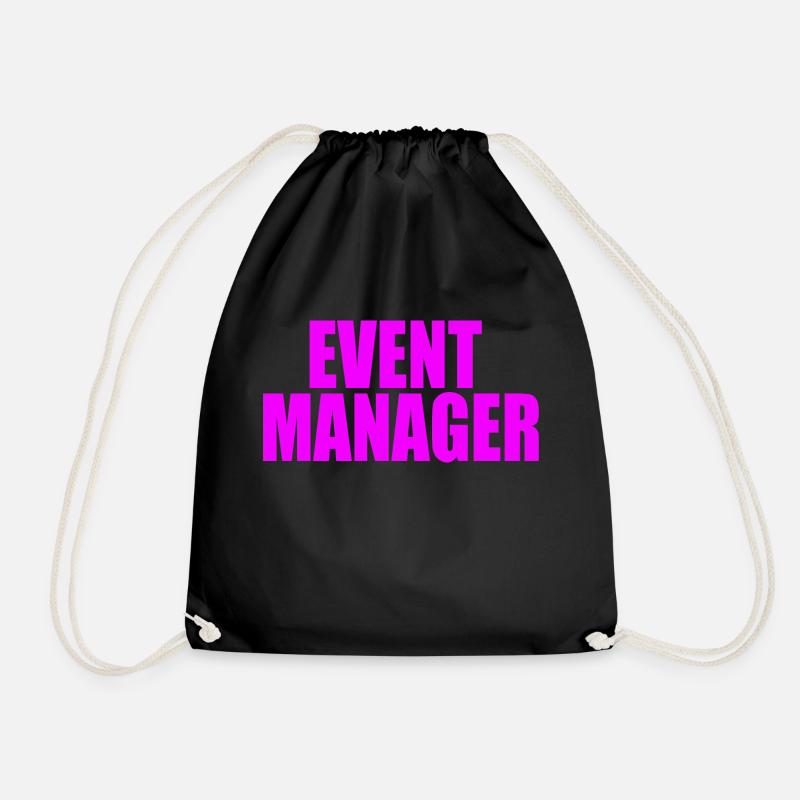 EVENT-MANAGER - Turnbeutel - Schwarz