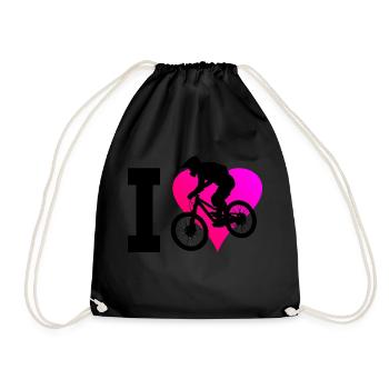 Vététistes Cyclisme Cyclistes VTT - Sac de sport léger - noir - Devant