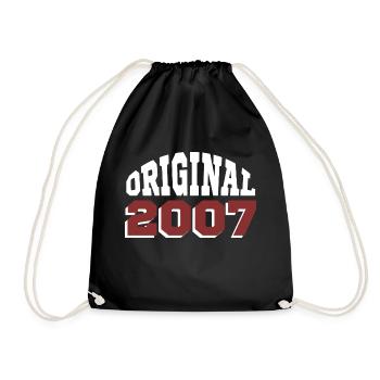 Original 2007 - Drawstring Bag - black - Front