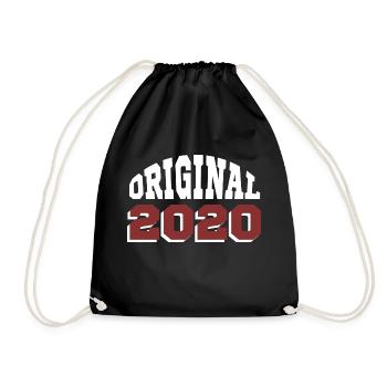 Ursprünglich: 2020 - Turnbeutel - Schwarz - Vorne