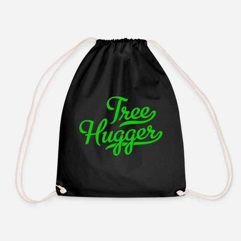 Tree Hugger - Turnbeutel - Schwarz