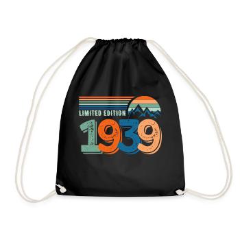 Limited edition 1939 - Drawstring Bag - black - Front