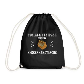 Fier propriétaire d’un sac à main pour homme - Funmotiv - Sac de sport léger - noir - Devant