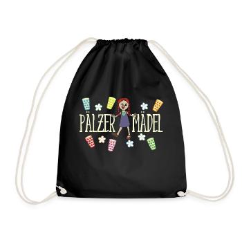 Pälzer Mädel 04 - Turnbeutel - Schwarz - Vorne