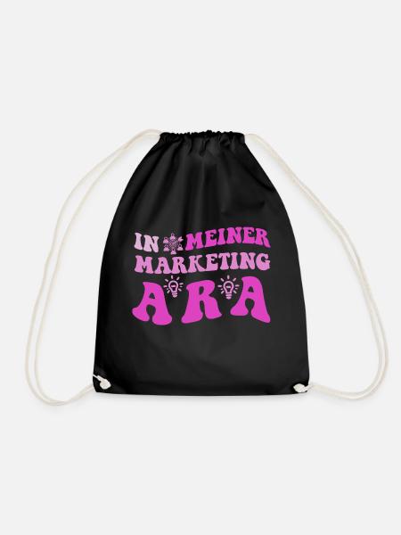 In meiner Marketing Ära - Turnbeutel - Schwarz