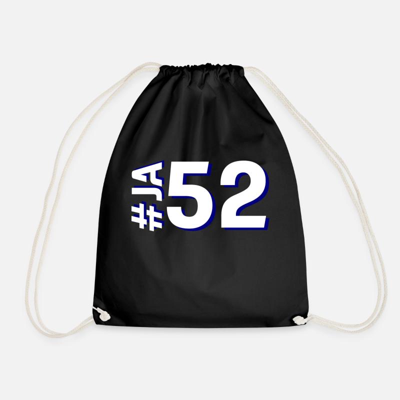 JA52 - Drawstring Bag - black