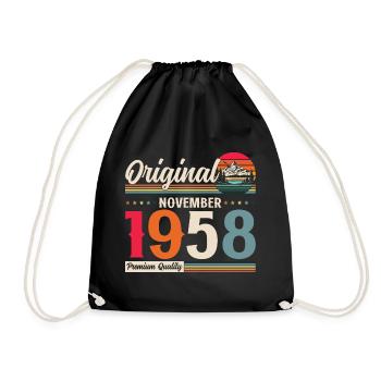 66e anniversaire Légende Novembre 1958 Volume 58 - Sac de sport léger - noir - Devant