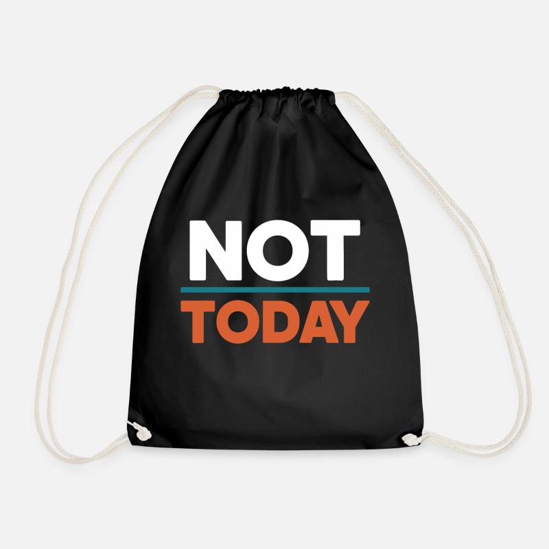 Not Today - Sac de sport léger - noir
